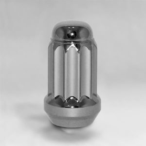 Гайка M12x1,25 конус, высота 35мм, с выступом, закрытая, 12-ти лучевая звезда, цинк (B911144SD)