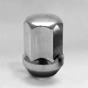 Гайка M14x1,5 конус, высота 32мм, с выступом, закрытая, ключ 19мм, хром (801348HT)