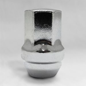 Гайка M14x1,5 конус, высота 45.5мм, с выступом, закрытая, ключ 22мм, цинк (CD1445ZN)