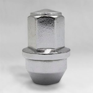 Гайка M14x1,5 конус, высота 46мм, с выступом, закрытая, ключ 21мм, хром (CD1446CR)