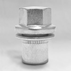 Гайка M14x1,5 пресс-шайба, высота 42мм, Dносика 20мм, закрытая, ключ 22мм, дагромет (734548)
