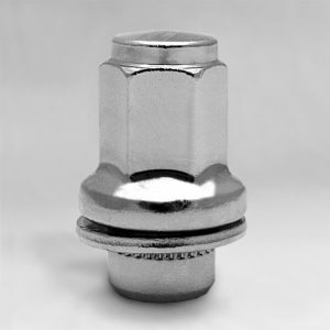Гайка M14х1,5 пресс-шайба, высота 42мм, закрытая, ключ 21мм, хром (DTO.02 Cr.14)