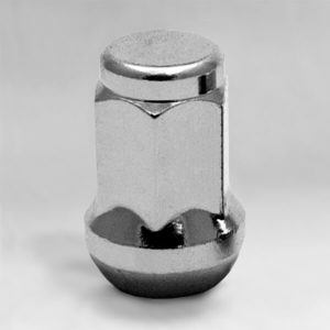 Гайка M12х1,5 сфера, высота 35мм, с выступом, закрытая, ключ 19мм, хром  (801445HT/B)